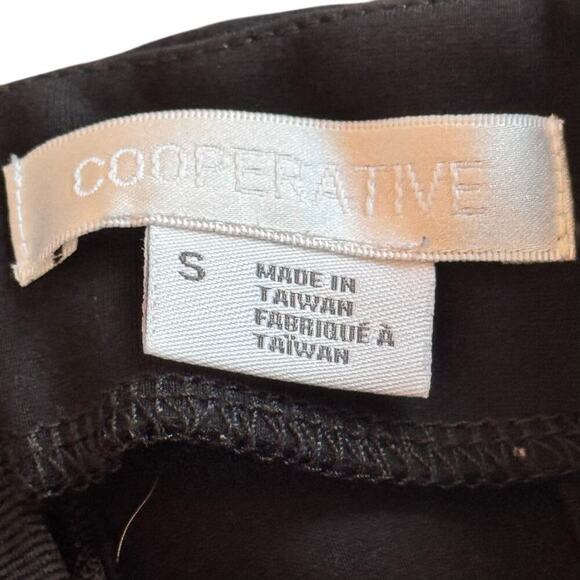COOPERATIVE Black Stretch Skinny Riding Pants Back Exposed Zipper Women's Sz S - Picture 5 of 10